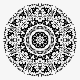 Line Art,symmetry,visual Arts - Circular Ornament Vector, HD Png Download, Transparent PNG