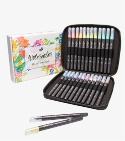 Refillable Watercolor Brush Pens, HD Png Download, Transparent PNG