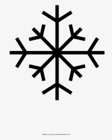 Floco De Neve Coloring Page - Flake Icon, HD Png Download, Transparent PNG