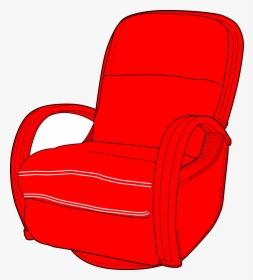 Cartoon Chairs Free Download Clip Art On - Red Chair Clipart, HD Png Download, Transparent PNG