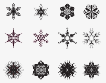 Clip Art Floco De Neve Vetor - Snowflake Png, Transparent Png, Transparent PNG