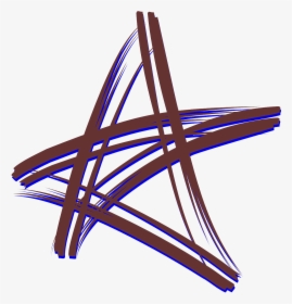 Brush Five Point Star Free Picture - Artistic Star, HD Png Download, Transparent PNG
