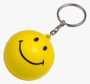 Smiley Emoji Keychain - Key Ring Of Smiley, HD Png Download, Transparent PNG