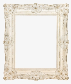 Ornate White Frame Png, Transparent Png, Transparent PNG