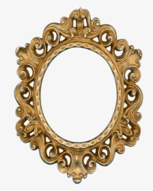 Picture Frames Borders And Frames Antique Vintage Clothing - Oval Gold Vintage Frame, HD Png Download, Transparent PNG