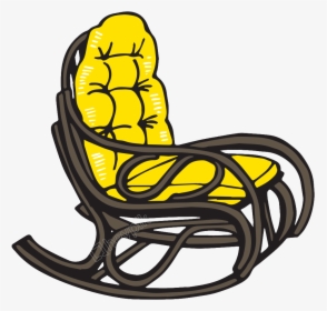 Vector Chair Rocking - Rocking Chair, HD Png Download, Transparent PNG