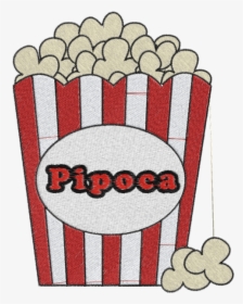 Cute Popcorn Clipart Black And White, HD Png Download, Transparent PNG