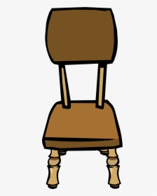 Club Clipart Wooden Club - Club Penguin Chair Furniture, HD Png Download, Transparent PNG