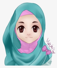 Muslimah Girl By Anis2020 On Deviantart - Anime Muslim, HD Png Download ,  Transparent Png Image - PNGitem