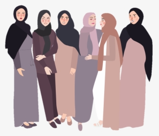 #muslim #muslimah #friends #islam - Girls Hijab Icon Png, Transparent Png, Transparent PNG