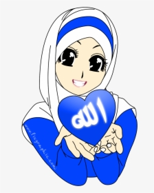 Cartoon Hijab , Png Download - Kartun Muslimah Muslimah Png, Transparent Png, Transparent PNG