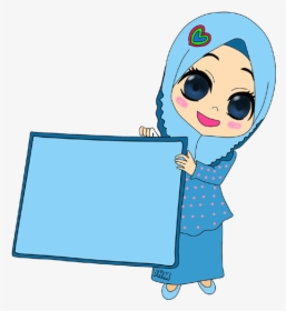 Studies Clipart Doodle - Gambar Bingkai Kartun Muslimah, HD Png Download, Transparent PNG