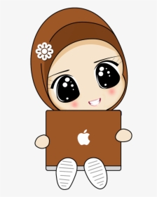 Gambar Kartun Muslimah Cute - Cute Teachers Muslimah Clipart, HD Png Download, Transparent PNG