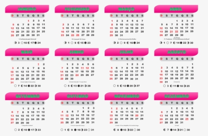 Yearly Calendar 2017 Cute, HD Png Download, Transparent PNG