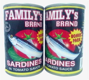 Family Sardines Bonus 155g - Family's Brand Sardines Design, HD Png Download, Transparent PNG