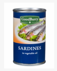 Sardines In Oil Goodburry, HD Png Download, Transparent PNG