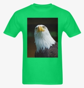 American Bald Eagle Head 001 03 Sunny Men S T- Shirt - Bald Eagle, HD Png Download, Transparent PNG