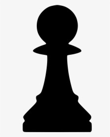 Silhouette Chess Piece Remix Pawn / Peón Clip Arts - Clip Art Chess Pawn, HD Png Download, Transparent PNG
