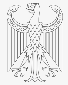 Transparent Alas Vector Png - German Imperial Eagle Drawing, Png Download, Transparent PNG