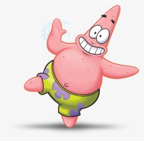 Patrick Spongebob Squarepants - Patrick Star Waving Png, Transparent Png, Transparent PNG