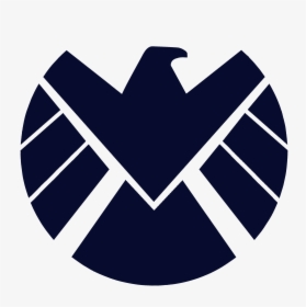 Marvel Eagle Logo By Ms - Marvel Agents Of Shield Symbol, HD Png Download, Transparent PNG