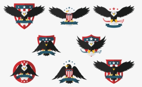 Eagle Seal Flat Icons - Seal With Eagle, HD Png Download, Transparent PNG