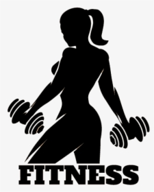 Physical Fitness Fitness Centre Silhouette - Fitness Woman Silhouette Png, Transparent Png, Transparent PNG