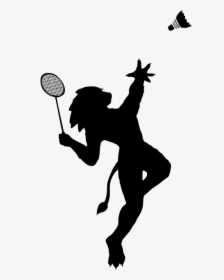 Badmintonracket Badmintonracket Clip Art - Badminton Logo Clipart Png, Transparent Png, Transparent PNG