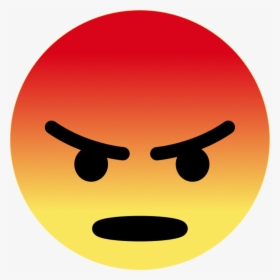 Angry Button Emojisticker - Transparent Background Angry Emoji, HD Png Download, Transparent PNG