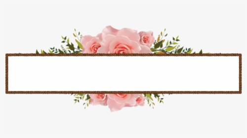 Freetoedit Frame Flowers Marco Cartel - Garden Roses, HD Png Download, Transparent PNG