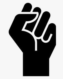 Hand Fist Icon Png Free Download - Protest Hand Clipart, Transparent Png, Transparent PNG