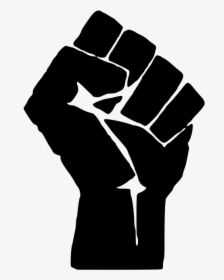 Black Power Raised Fist Black Panther Party African - Fist Clip Art, HD Png Download, Transparent PNG