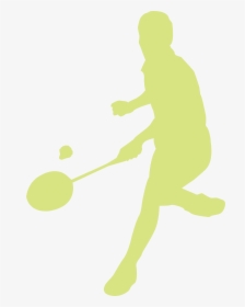 Net Badminton Cartoon - Racketlon, HD Png Download, Transparent PNG
