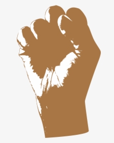 Transparent Hand Fist Png - Symbol Nelson Mandela Hand, Png Download, Transparent PNG