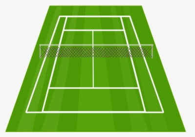 Tennis Court Clip Art At Clker - Draw A Tennis Court, HD Png Download, Transparent PNG