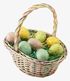 Easter Basket Png Pic - Easter Egg Basket Png, Transparent Png, Transparent PNG