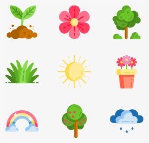 Spring - Spring Icons Transparent Png, Png Download, Transparent PNG
