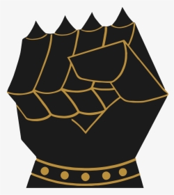 Vintage Armored Fist Clip Arts - Gauntleted Fist, HD Png Download, Transparent PNG