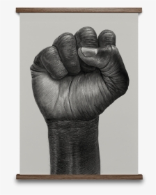 Realistic Clenched Fist Drawing, HD Png Download, Transparent PNG
