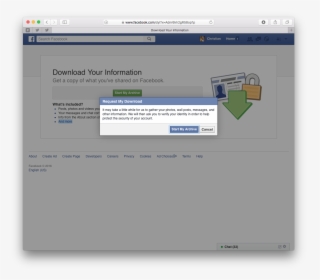 Facebook Archive Lock, HD Png Download, Transparent PNG