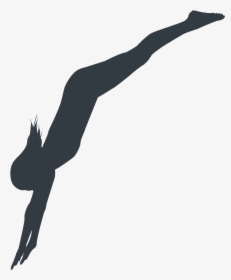 Diving Board Diving Silhouette, HD Png Download, Transparent PNG