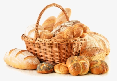 Transparent Bread Basket Clipart - Basket Of Bread Png, Png Download, Transparent PNG