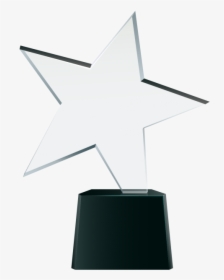 Glass Trophy Star Award Png Image Free Download Searchpng - Star, Transparent Png, Transparent PNG