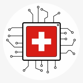 Transparent Red Circle Cross Png - Hospital Icon Png White, Png Download, Transparent PNG