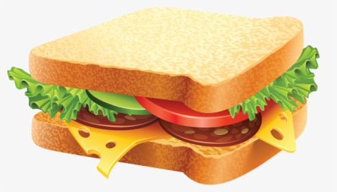 Cheese Sandwich With Vegetables, HD Png Download, Transparent PNG