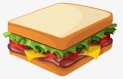 Sandwich Clipart Png - Transparent Background Sandwich Clipart, Png Download, Transparent PNG