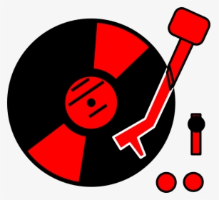 Turntable Red Clip Art At Clker - Turntable Clip Art, HD Png Download, Transparent PNG