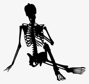 Transparent Esqueleto Png - Skeleton With Cowboy Hat, Png Download, Transparent PNG