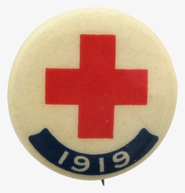 Red Cross 1919 Cause Button Museum - Emblem, HD Png Download, Transparent PNG