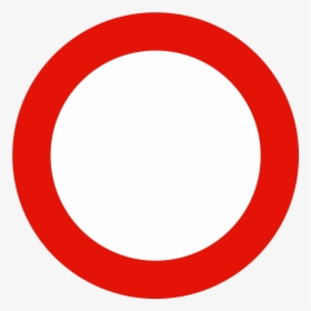 Sign, No Vehicles, Prohibited, Symbol, Forbidden, Cars - Traffic Sign Red Circle, HD Png Download, Transparent PNG